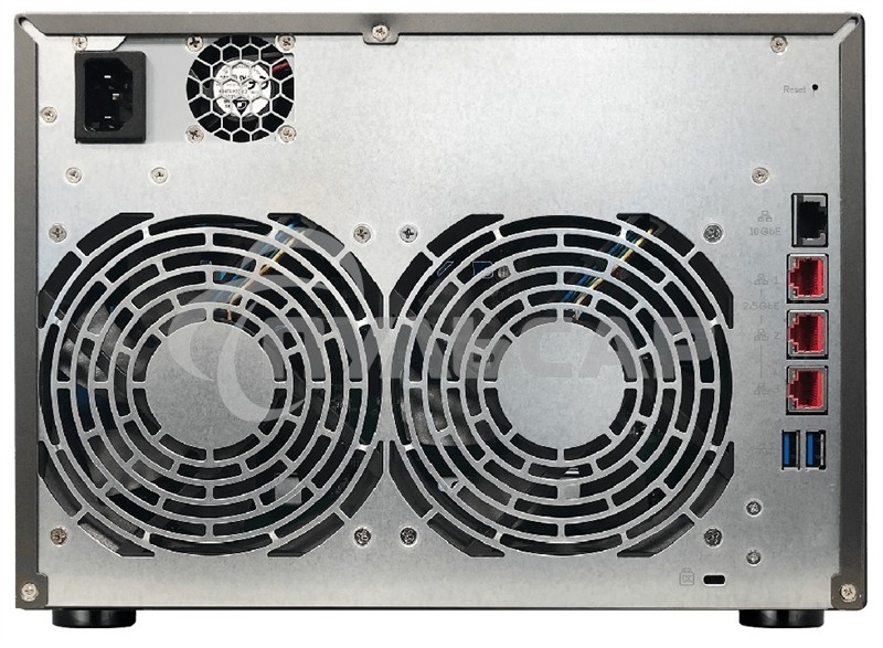 Сетевое хранилище ASUSTOR AS7110T 10-Bay NAS/Media player/Intel Xeon E-2224 3.4GHz up to 4.6GHz(Quad-Core), 8Gb SO-DIMM DDR4, noHDD(HDD,SSD),/10x1GbE+3x2,5Gbe(LAN)/3xUSB3.2,HDMI/M.2/4ip camera license ; 90IX01D1-BW3S1