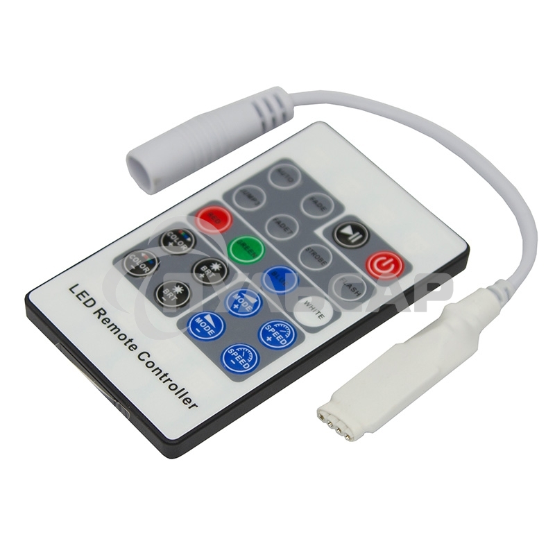 Мини контроллер LED RGB радио (RF) 20 кнопок 12-24 V/6 А LAMPER