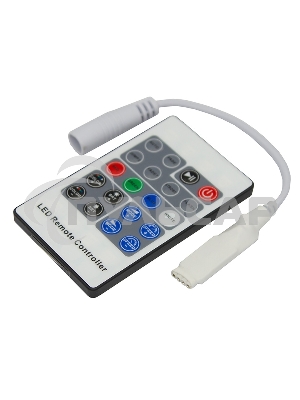 Мини контроллер LED RGB радио (RF) 20 кнопок 12-24 V/6 А LAMPER