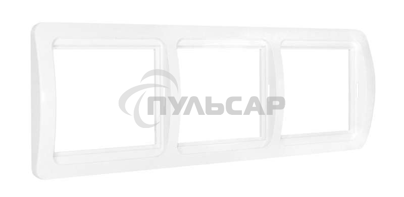 Рамка 3-м Валери гор. бел. UNIVersal ВР003Г