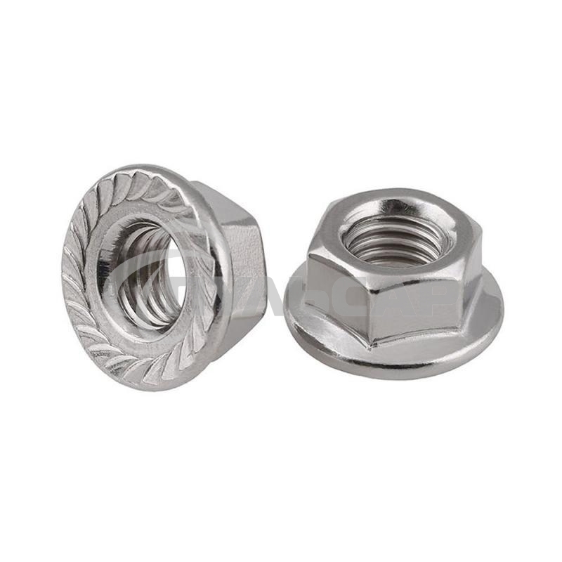 Гайка DIN6923 шестигранная оцинк. С фланцем М8 (уп.200шт) Tech-Krep 141612