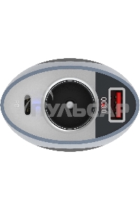 Разветвитель роз.прикуривателя Ritmix RM-12XQPD 1xSoc 2xUSB черный/серебристый/серебристый (80000163)