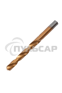 Сверло по металлу Matrix, 12 мм, HSS, нитридтитановое покрытие, цилиндрический хвостовик