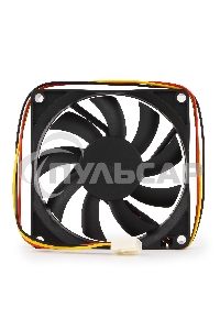 Вентилятор для корпуса Gembird D8015SM-3 черный, 80 мм, 2600 об/мин, 27 дБ, 3 pin