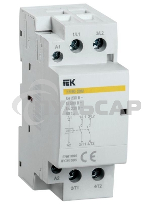 Контактор модульный КМ40-20М AC IEK MKK11-40-20