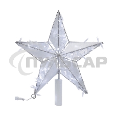 Светодиодная фигура Neon-night Звезда 100 см, 200 светодиодов, с трубой и подвесом, цвет свечения белый