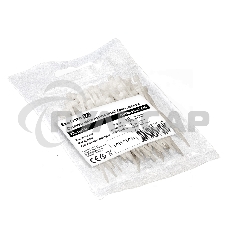 Стяжка (хомут) нейлоновая ExeGate EX293125RUS CV66-80x2.5W (нейлон 6.6, 80x2.5мм, неоткрывающаяся, halogen free, -40°C - +85°C, белая, 100 шт)