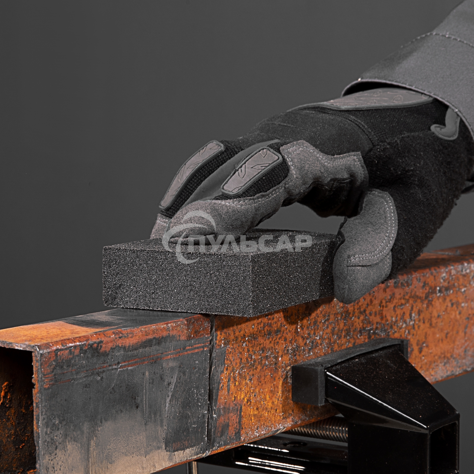 Губка для шлифования Matrix, 100 х 70 х 25 мм, мягкая, P 60