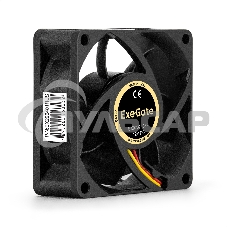 Вентилятор для корпуса ExeGate EX07025S3P черный, 70 мм, 3500 об/мин, 35.5 дБ, 3 pin