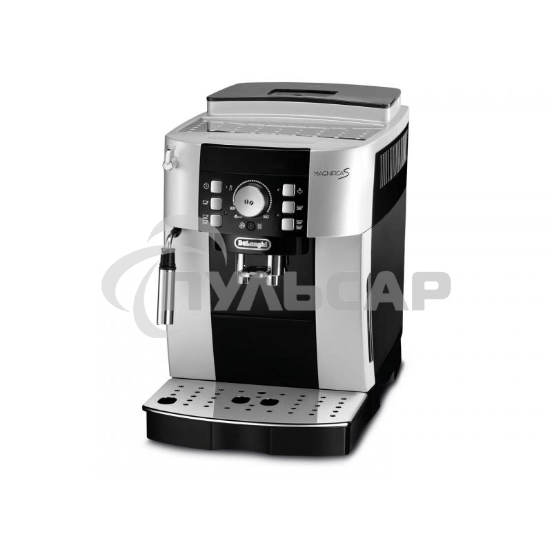 Кофемашина автоматическая DeLonghi ECAM 21.117.SB серебристый/черный, исп. кофе - зерновой/молотый, 1.8 л, 1450 Вт, 15 бар