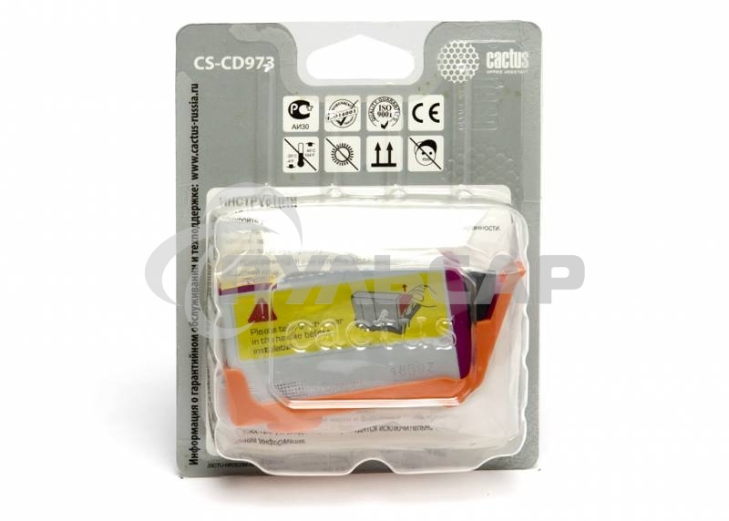 Картридж струйный Cactus CS-CD973 №920XL пурпурный (14.6 мл.) для HP Officejet 6000/6500/7000/7500