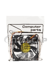 Вентилятор для корпуса Gembird D8015SM-3 черный, 80 мм, 2600 об/мин, 27 дБ, 3 pin