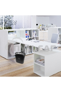 Шредер ГЕЛЕОС УД15-4, (DIN P-4), фрагмент 3,9х35мм, 8-10 лист (70г/м2), скобы, 15 литров