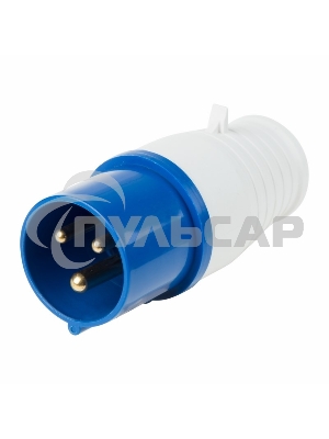 Вилка Rexant 013 переносная 2Р+РЕ 16А 220В IP44