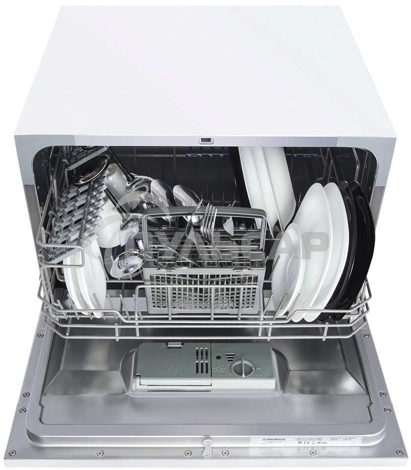 Посудомоечная машина Maunfeld MLP 06S, белый, 55 см, 6 компл., 49 дБ, класс A+