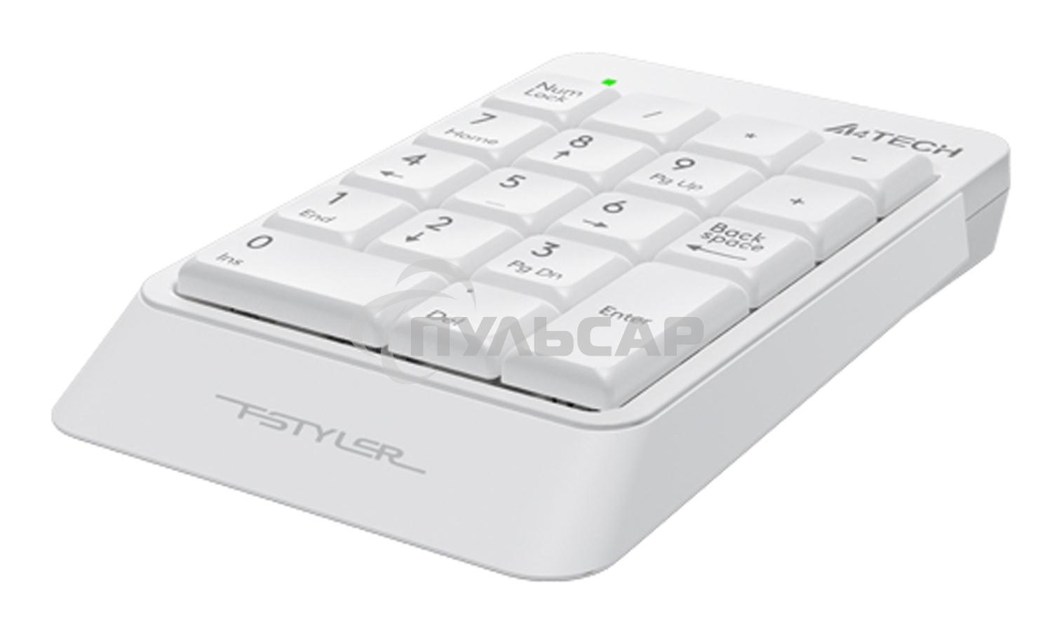 Числовой блок проводной A4Tech Fstyler FK13P, USB, белый