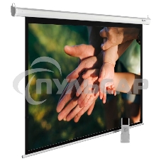 Экран Cactus 280x280см MotoExpert CS-PSME-280x280-WT 1:1 настенно-потолочный рулонный белый (моторизованный привод)