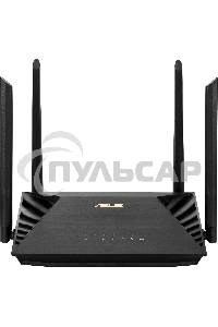 Роутер ASUS RT-AX53U802.11b/g/n/ac/ax, до 574 + 1201 Mbps, 2,4 + 5 гГц, 4 антенны, USB