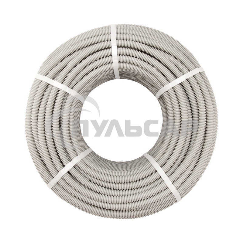 Труба гофрированная из ПВХ, с зондом, Ø20 мм Rexant