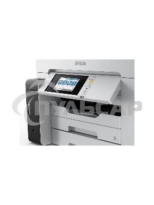 МФУ струйное EPSON M15180 (C11CJ41408), A3+, ч/б, печ. до 25 стр/мин., скан. до 26 стр/мин., 4800 x 1200 dpi (печать) 1200x1200dpi, USB, RJ-45, Wi-Fi, Air Print