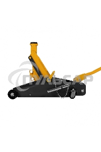 Домкрат гидравлический подкатной с фиксатором Denzel 2,8 т, 135-385 мм 51155