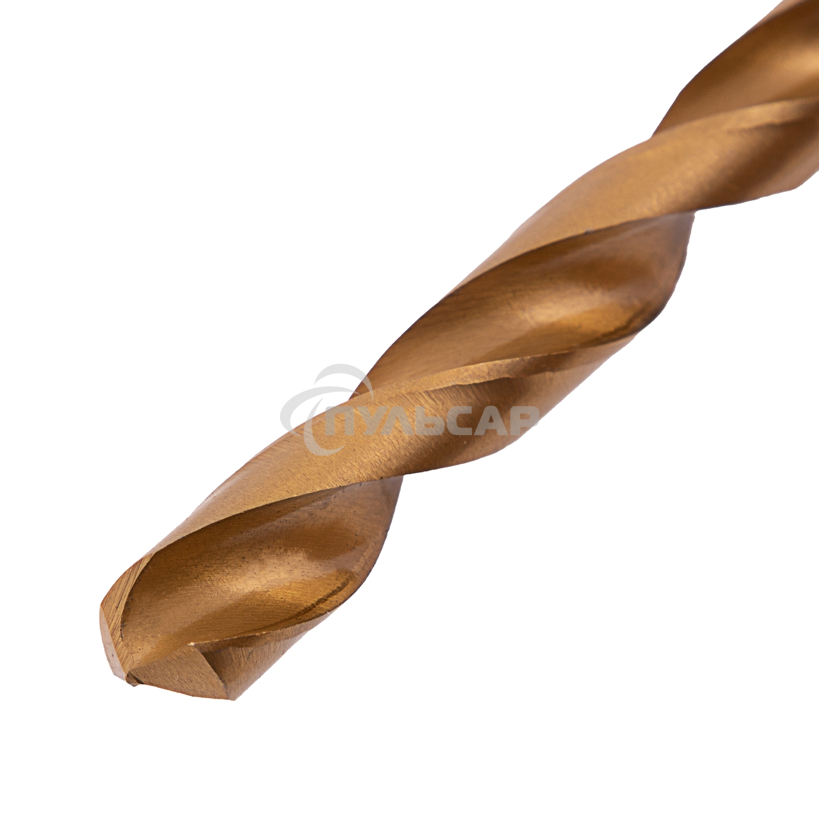 Сверло по металлу Matrix, 12 мм, HSS, нитридтитановое покрытие, цилиндрический хвостовик