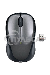 Мышь беспроводная Logitech M235 серый/черный, 1000 dpi, радиоканал, USB, кнопки - 3