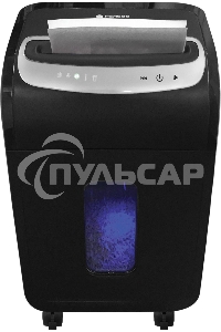 Шредер ГЕЛЕОС УМ35-5, (DIN P-5), фрагмент 1,9х14мм, 24-27 лист (70г/м2), CD/пл.карты/скрепки/скобы, 35 литров 