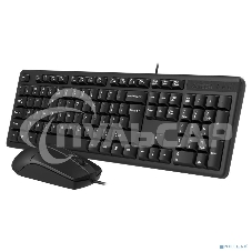 Комплект клавиатура + мышь A4Tech KK-3330 клав:черный мышь:черный USB