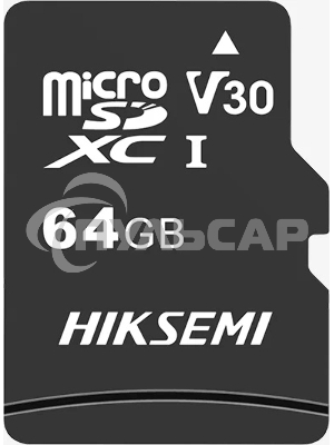 Флеш карта microSDHC 64Gb HIKSEMI NEO ADAPTER HS-TF-C1/64G/ADAPTER HS-TF-C1/64G/ADAPTER (с SD адаптером) R/W Speed 92/30Mb/s