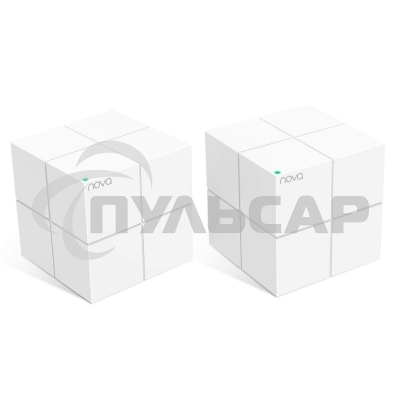 Маршрутизатор Tenda nova MW6 (2 роутера) АС1200 Двухдиапазонная Wi-Fi Mesh система, 2 порта gigabit ethernet RJ45
