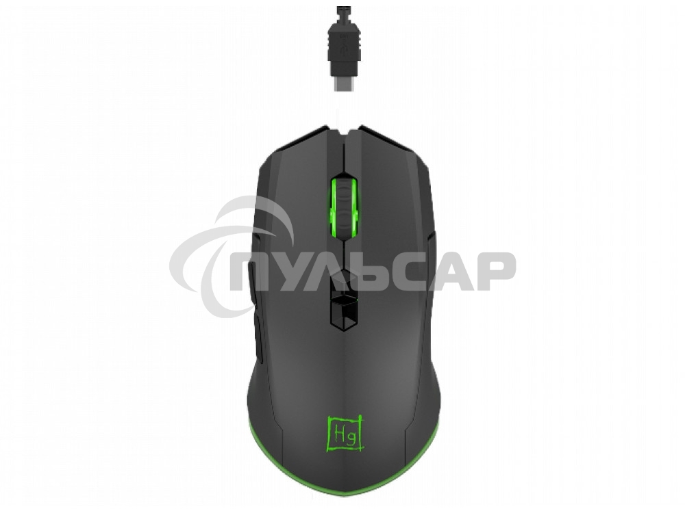 Мышь беспроводная Harper Gaming Spigot WGM-01 черный, 4000 dpi, радиоканал, USB, кнопки - 7
