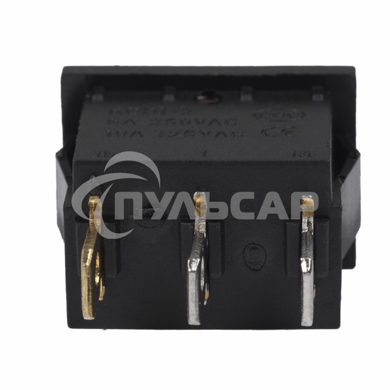 Выключатель клавишный Rexant 24V 15А (3с) ON-OFF красный с подсветкой Mini