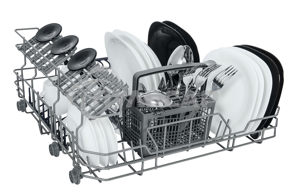 Посудомоечная машина Maunfeld MLP 06S, белый, 55 см, 6 компл., 49 дБ, класс A+