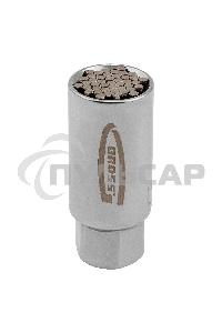 Головка торцевая GROSS многоразмерная CrV 6-21мм под квадрат 3/8