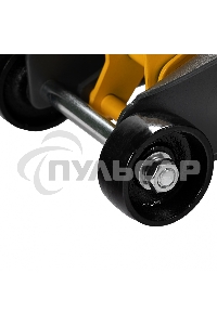 Домкрат гидравлический подкатной с фиксатором Denzel 2,8 т, 135-385 мм 51155