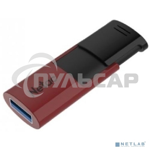 Флешка USB Netac U182 NT03U182N-256G-30RE, USB 3.0 256 Gb, retail version, черный/красный
