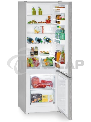 Холодильник Liebherr CUELE 2831-26 001 серебристый двухкамерный 219/53л морозилка снизу