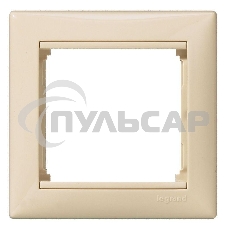 Рамка 1-м Valena горизонт. сл. кость (DIY-упак.) Leg 695631