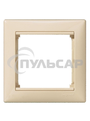 Рамка 1-м Valena горизонт. сл. кость (DIY-упак.) Leg 695631