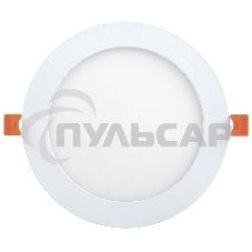 Светильник Iek LDVO0-1606-1-12-6500-K01 ДВО 1606 белый круг LED 12Вт 6500К IP20 алюм. корпус, диам 170 мм