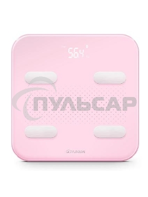 Весы напольные YUNMAI S SMART PINK M1805GL_PINK