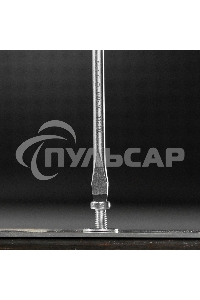 Отвертка, SL5x75 мм, S2, 3к рукоятка Denzel