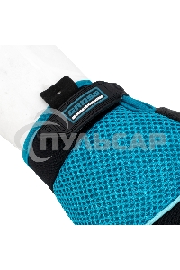 Перчатки комбинированные облегченные, открытые пальцы, AKTIV, размер L (9) Gross