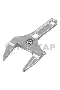 Ключ разводной 205 мм, алюминиевый Denzel