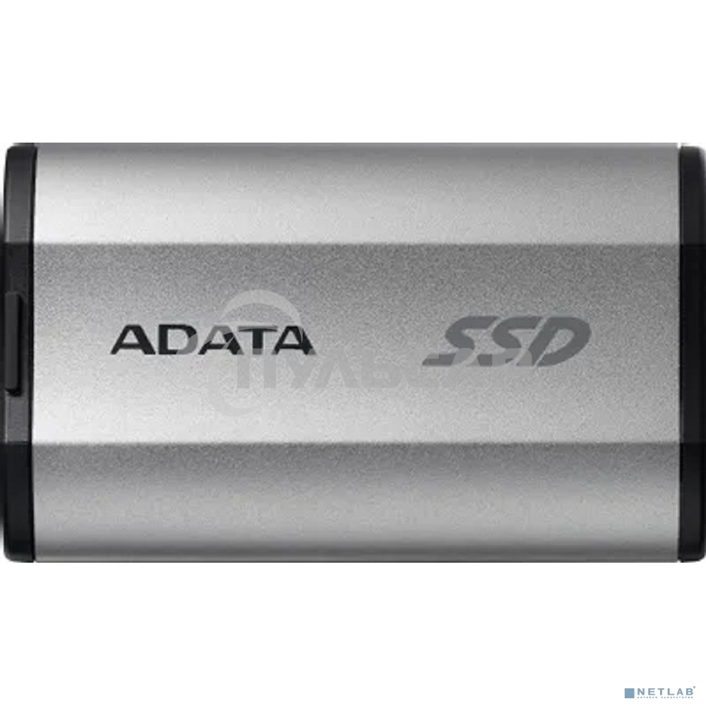 Внешний SSD ADATA SD810, 500 GB, USB 3.2 Gen 2x2 Type-C, R/W 2000/2000, серебристый