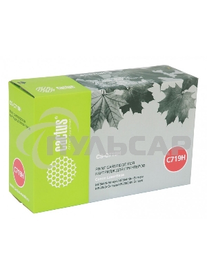 Картридж лазерный Cactus CS-C719H черный (6400 стр.) для Canon MF5840dni-Sensys/MF5880dni; LBP6300i/6650i