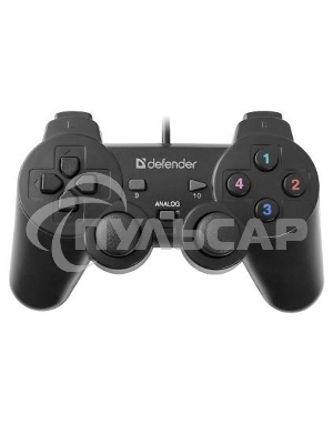 Геймпад Defender Omega USB, Проводной геймпад, 12 кнопок, 2 стика