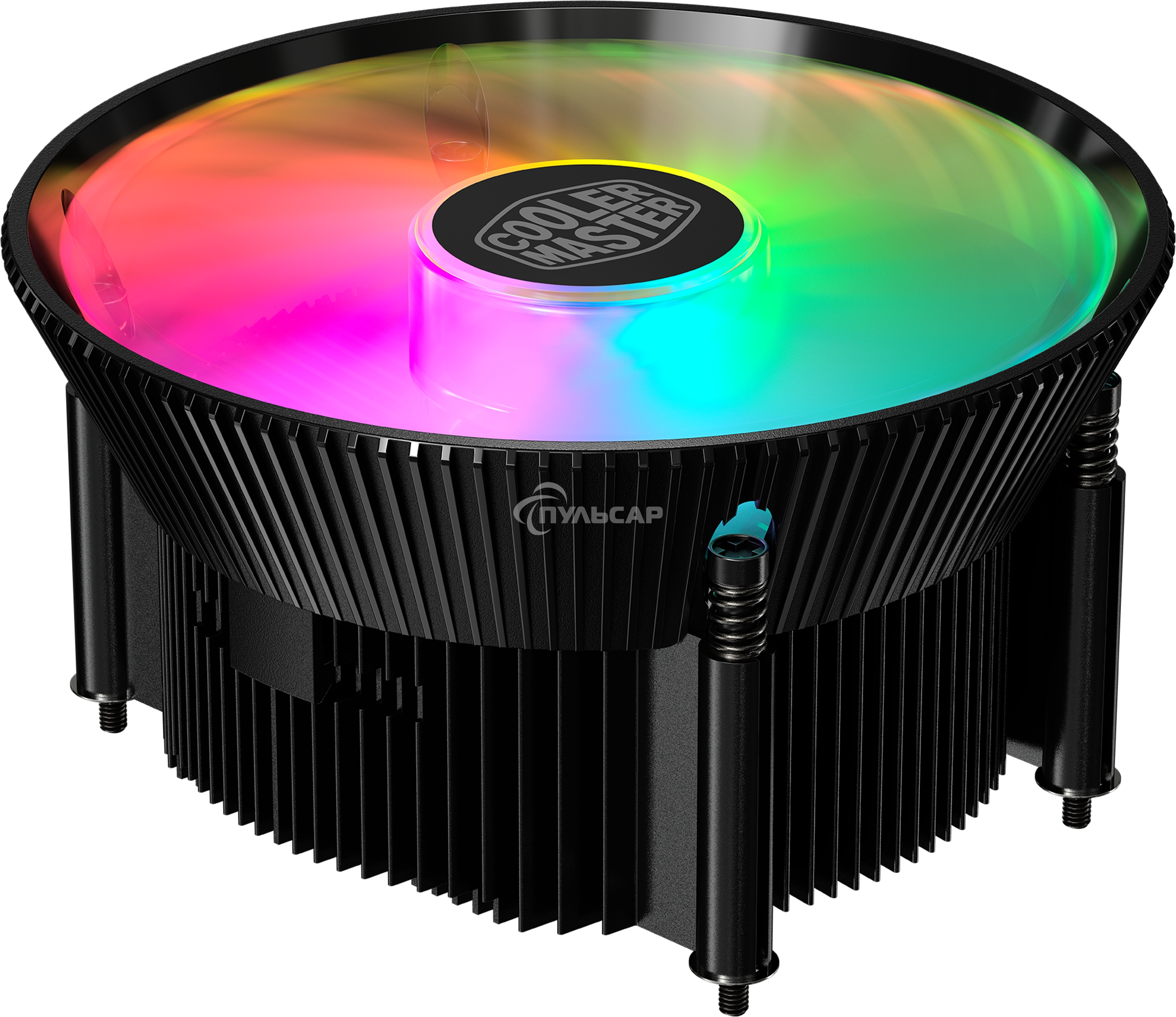 Кулер для процессора Cooler Master CPU Cooler A71C черный 120мм алюминий+медь 1800rpm 25db 4-pin 95W 60мм