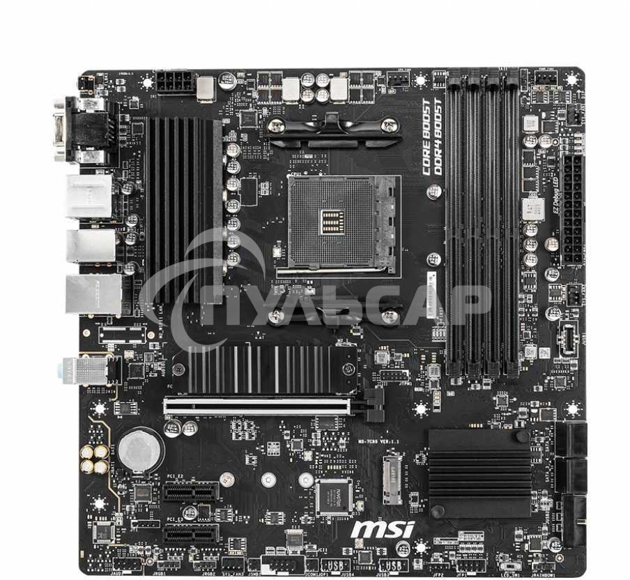 Материнская плата MSI B550M PRO-VDH, AM4, AMD B550, 4xDDR4, 4xSATA, 2xM.2, 1xPCI-E 4.0 x16, 2xPCI-E x1, 1xDP, 1xHDMI, 1xVGA, 1x 1Gb LAN, 2xUSB 2.0, 4xUSB 3.2 Gen 1, 3x3.5 мм, 7.1, Micro-ATX